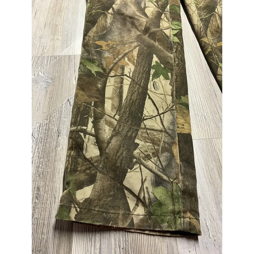 Mens Realtree Hunting Pants Vintage Camo‎ Cargo Whitewater Outdoors Size Large